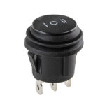 Перемикач on-off-on 12V круглий 3pin арт.YJ-WH07
