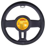 Чохол на кермо VLOD-L2170 BK M чорний/БО/шкіра один шов