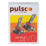 Лампи PULSO VO-HB3-HB4-HIR2/LED-chips Flip chip/9-16V/2*50W/6000Lm/6500K - Зображення 5