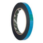 Скотч двосторонній на спіненій основі 12мм х 5м, синій ПЕ лайнер, Alloid