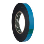 Скотч двосторонній на спіненій основі 18мм х 10м, синій ПЕ лайнер, Alloid