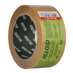 Скотч двосторонній на поліпропіленовій основі 48мм х 25м, 90мкм Alloid