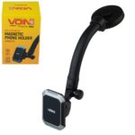 Тримач мобільного телефону VOIN UHV-3008 BK/GY магнітний на гнучкій ніжчі