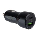 Автомобільний зарядний пристрій VOIN 51W, 1USB QC3.0 18W + 1PD 33W, 12/24V - Зображення 5