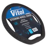 Чохол на кермо VLOD-ALF2822 BK M  алькантара чорн/БО/flat - Зображення 2