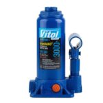 Домкрат гідравлічний  телескоп  3 т чемодан. Висота піднімання  180-343 мм 3,1кг Iron Hand (IH-180350D-K)