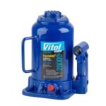 Домкрат гідравлічний  телескоп  20 т картон. Висота піднімання  217-407 мм 9,7кг Iron Hand (IH-317407D)