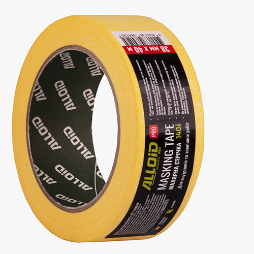 Стрічка малярська Alloid Pro MT-1403840, 38 мм × 40 м, 140 мкм, УФ-стійка