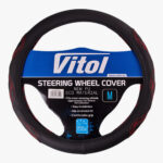 Чохол на кермо VLU-2408003 M чорний/БО