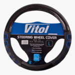 Чохол на кермо VLU-2310001 L чорний/БО