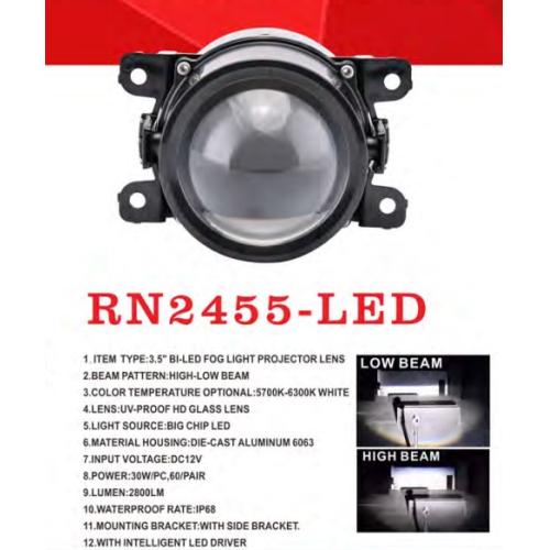 Фари дод. модель Renault/HD/NS/MB/SZ Cars/RN2455-LED/12V2х30W/High-Low/ел.проводка