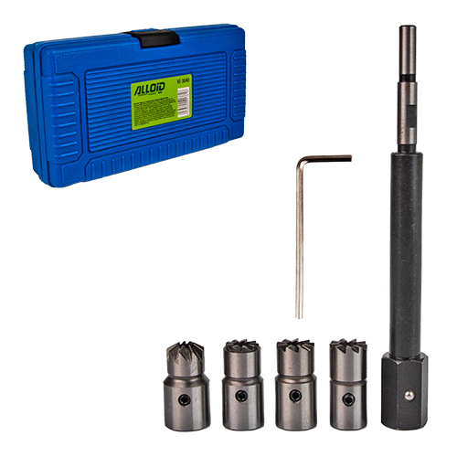 Alloid.Комплект фрез для чищення седел форсунок