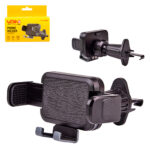 Тримач мобільного телефону VOIN UHV-2689BK, на дефлектор