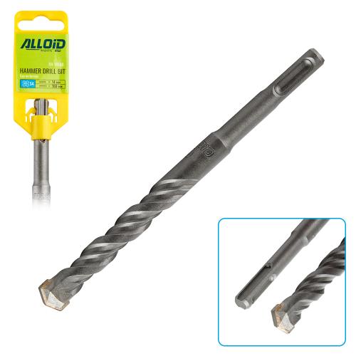 468528 Бур по бетону SDS-plus S4 14x160мм в Alloid - Зображення 1