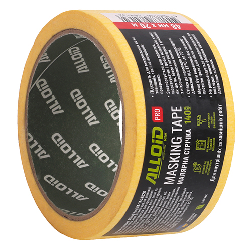 Стрічка малярська Alloid Pro MT-1404820, 48 мм × 20 м, 140 мкм, УФ-стійка