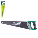 Ножівка по дереву з тефлоновим покриттям 450мм, гартований зуб 3D, комбінована ручка Alloid