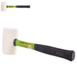 Alloid. Киянка гумова 340г, біла з ручкою із фібергласу