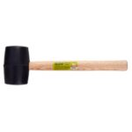 Alloid. Киянка гумова 680г, чорна, ручка з деревини - Зображення 2