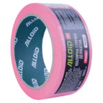 Стрічка малярська делікатна Alloid Pro рисова рожева 38 мм × 40 м, 100 мкм