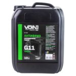 Антифриз VOIN G11 Green — силікатний охолоджувальний розчин, 10 л