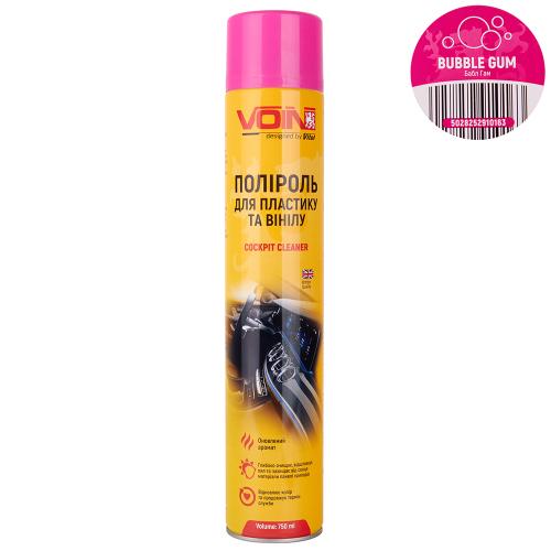 Поліроль для пластику та вінілу VOIN Bubble Gum 750 мл, матовий ефект