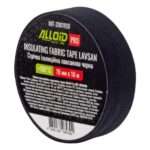 Alloid Pro. Стрічка ізоляційна лавсанова 200мкм (чорна) 19мм*10м
