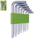 Набір ключів вигнутих TORX. 7 пр. T10 -T40 Alloid