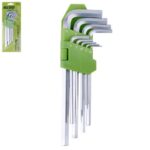 Набір ключів шестиганних, вигнутих подовжених . 9 пр. 1,5-10 мм Alloid