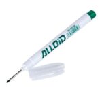 Alloid. Маркер будівельний з довгим носиком, зелений - Зображення 2