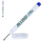 Маркер будівельний Alloid з довгим носиком 30 мм, синій