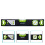 Alloid Pro. Рівень будівельний 40см, 3 капсули з магнітом та боковим вікном