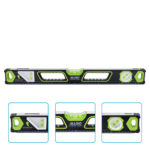 Alloid Pro. Рівень будівельний 60см, 3 капсули з магнітом та боковим вікном