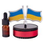 Освіжувач повітря Прапор України на сонячній батареї