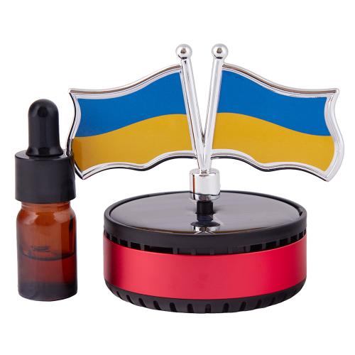 Освіжувач повітря Прапор України на сонячній батареї