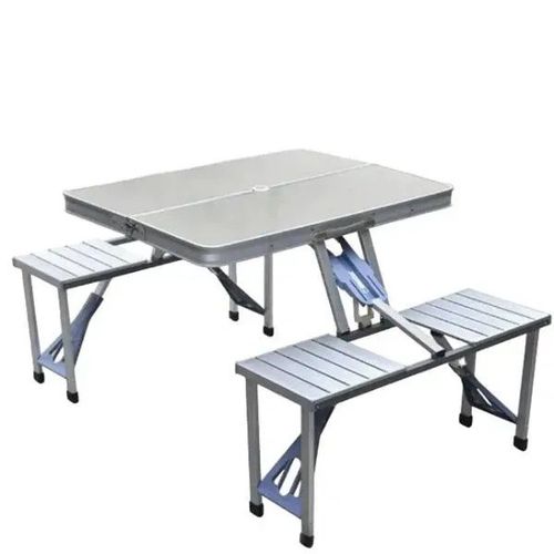 Розкладний стіл-валіза для пікніка і рибалки з 4 стільцями Aluminum