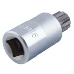 Торцева головка зі вставкою 1/2" 12-г  16мм L55мм (4028M16) HANS