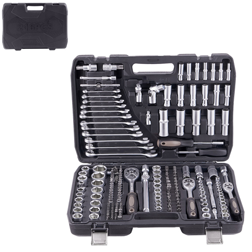 Набір інструментів 216 предметів piece sleeve setAND ES-216