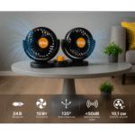 Вентилятор HX-T304-1 4" 24V 10W подвійний дві швидкості - Зображення 8