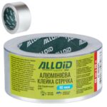 Скотч алюмінієвий 48мм х 25м, 50мкм Alloid