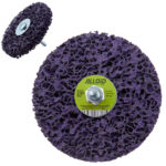 Круг зачисний "корал"з тримачем для дриля 100мм (фіолетовий), Alloid