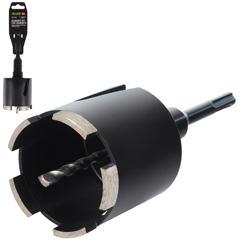 Алмазна коронка Alloid Pro SDS-plus 72 мм по бетону