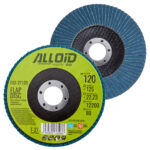 Круг пелюстковий торцевий цирконієвий 125 мм, зерно 120 Alloid, T27