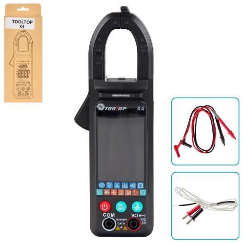 Цифровий мультиметр-кліщі TOOLTOP X4 WY005 — функції AC/DC, авто-діапазон Цифровий мультиметр-кліщі TOOLTOP X4 WY005 із автоматичним вибором діапазону