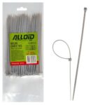 Хомут пластиковий Alloid 2.5 х 150 100 шт./уп. сірий