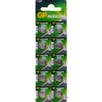 Батарейка GP ALKALINE щелочная 177 377 SR66 LR66 G4 (10 шт на блістері)