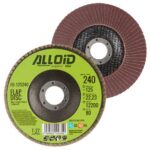 Круг пелюстковий торцевий 125 мм, зерно 240 Alloid, T27
