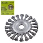 Щітка дископодібна "пучки крученого дроту" 125*22,23мм Alloid