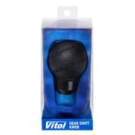 Ручка к/п декор. (F 250114 BK) AX-J2363 чорна шкiра - Зображення 2