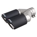 Насадка на глушник НГ-1135A Matte Ø64 мм, 236 мм, подвійний вихід 2×76 мм