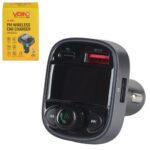 FM-модулятор VOIN W-3387 — BT 5.0, QC3.0, PD 18W, USB, Hands Free, вольтметр